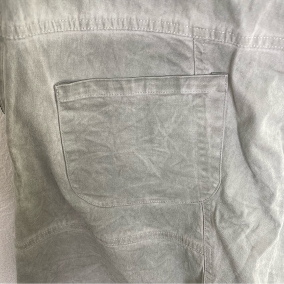 Mia Inspiration Womens Crop Pants Gray Side Zip Pockets Size 3 - Picture 6 of 12